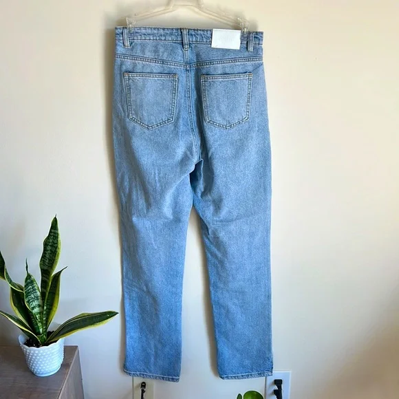 MISSGUIDED Light-washed straight-cut Jeans - Picture 2 of 3